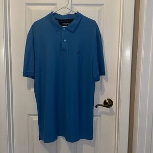 NAUTICA short sleeve polo size XXL in blue